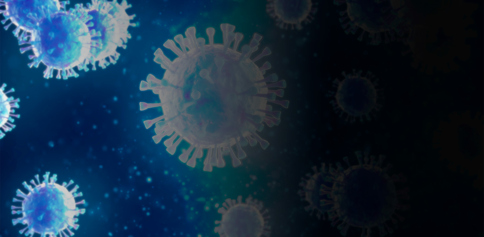 Image of a virus, representing Covid-19, as part of Intersys's pledge to continue IT support during the pandemic.