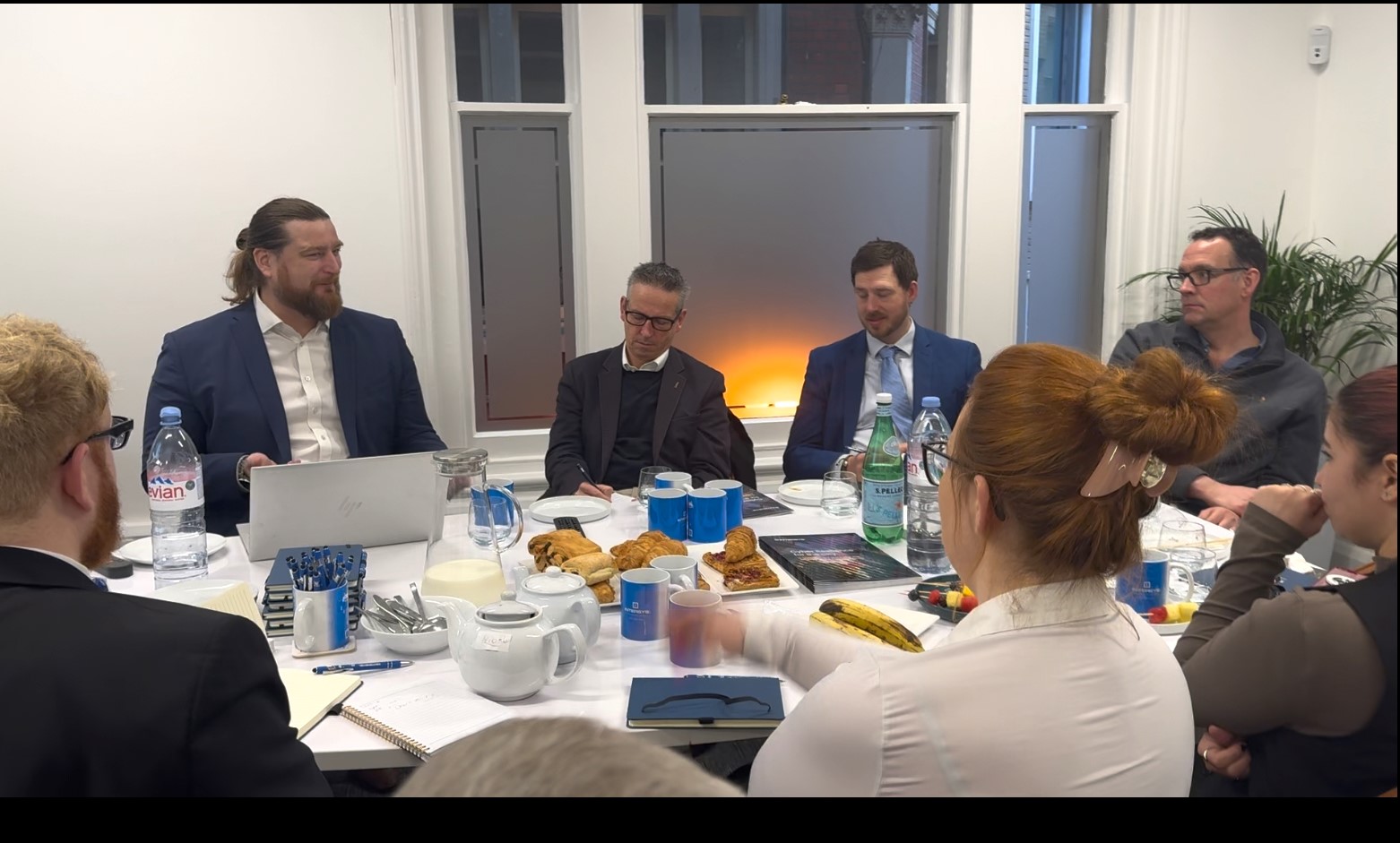 Intersys hosting a breakfast roundtable on cyber resilience at its Leadenhall Market office in the City of London.